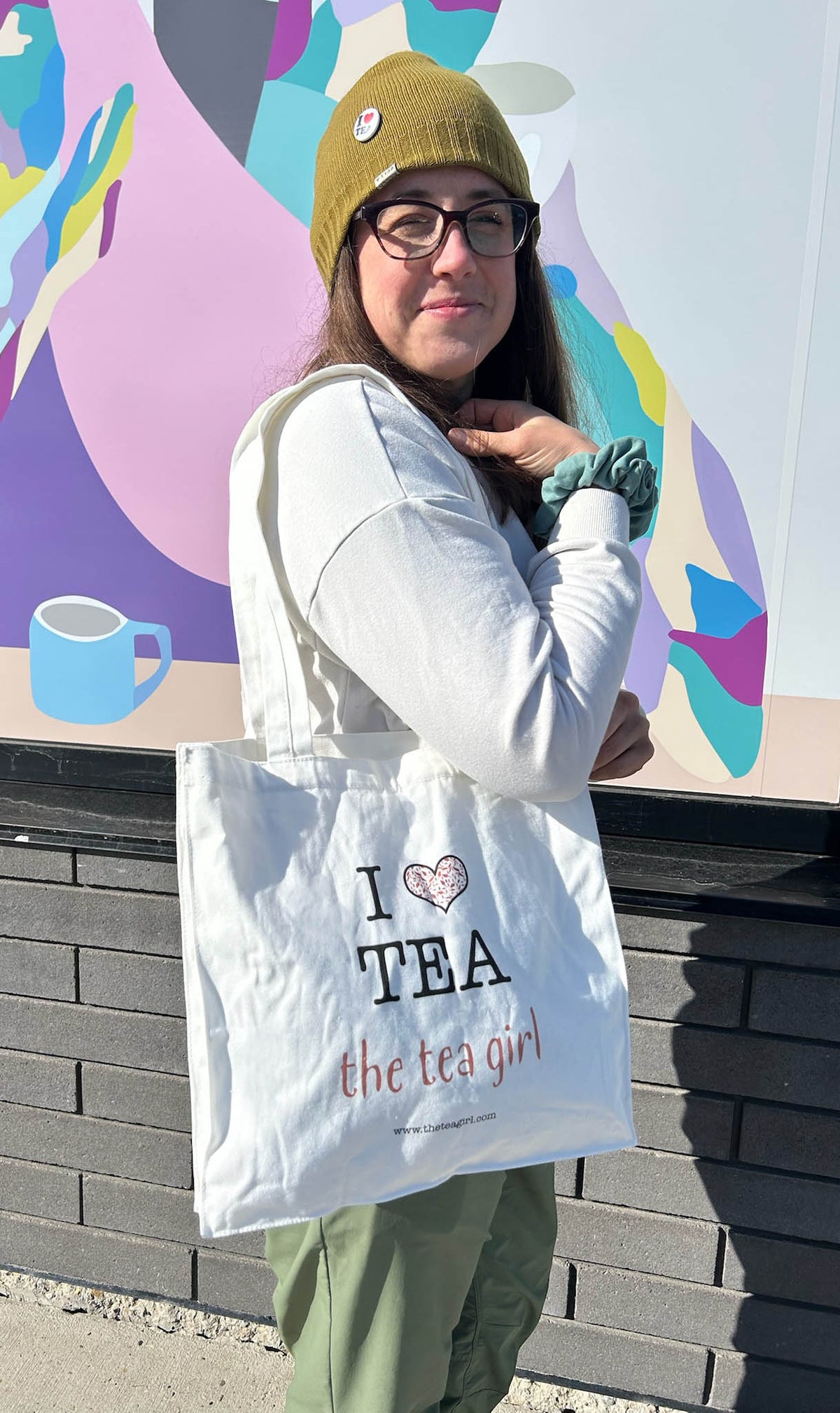 I ♥ Tea Cotton Tote Bag