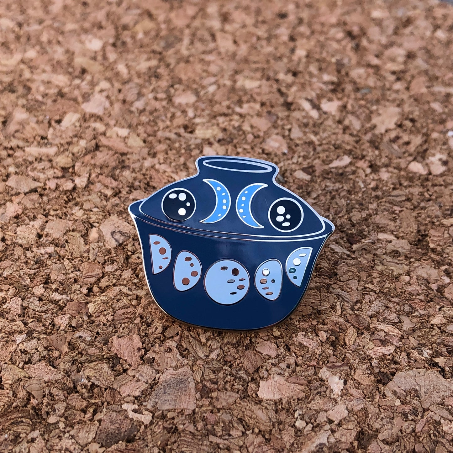 Blue Moon Gaiwan Enamel Pin