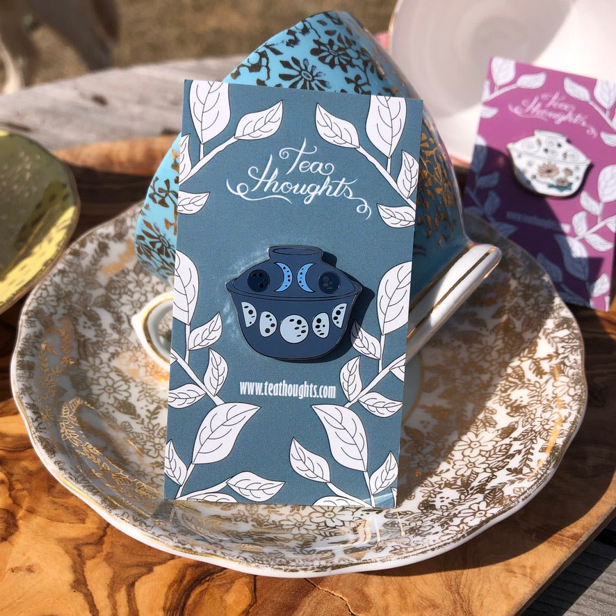 Blue Moon Gaiwan Enamel Pin