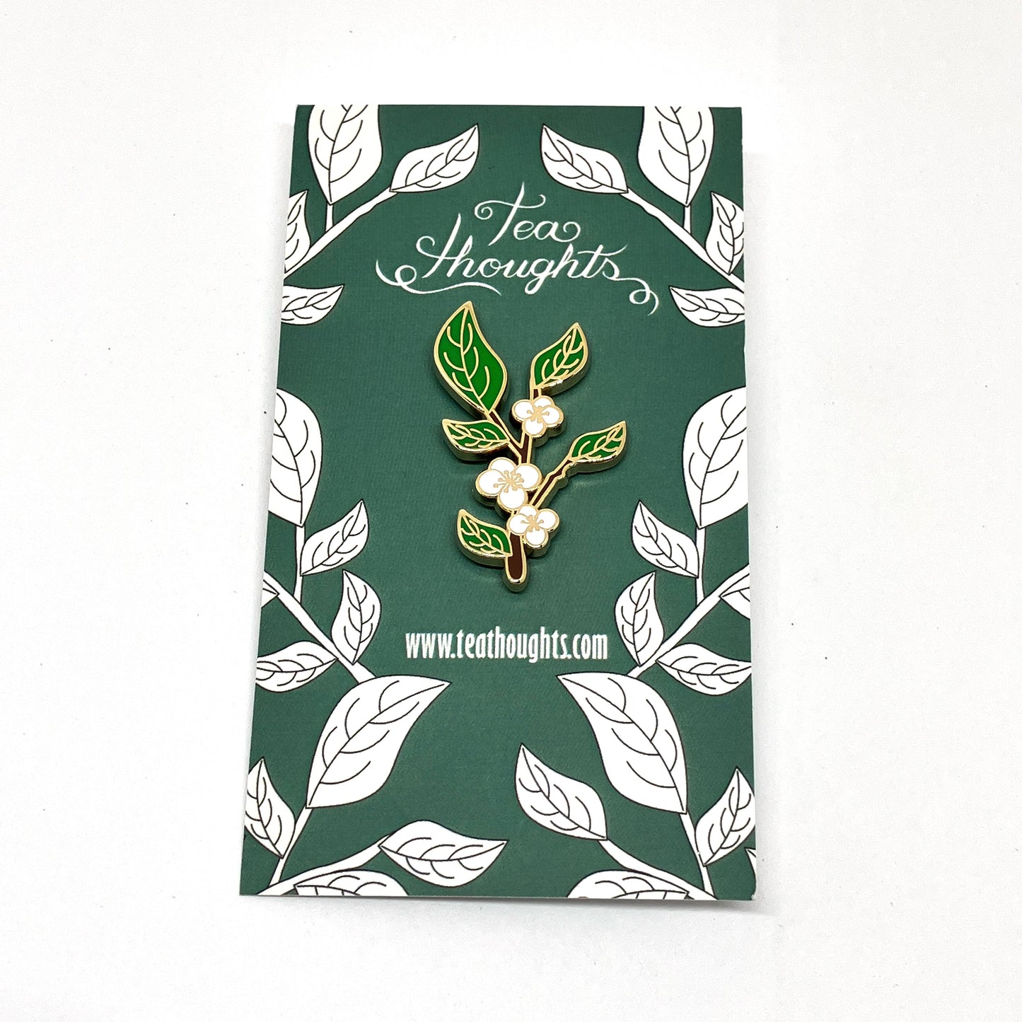 Camellia sinensis Enamel Pin