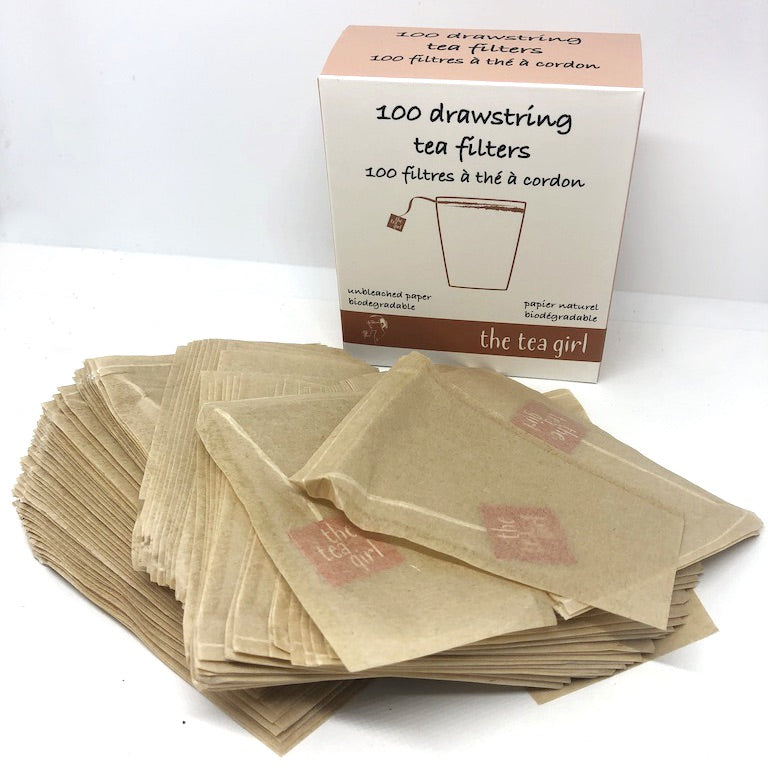 Drawstring Tea Filters - 100 pack