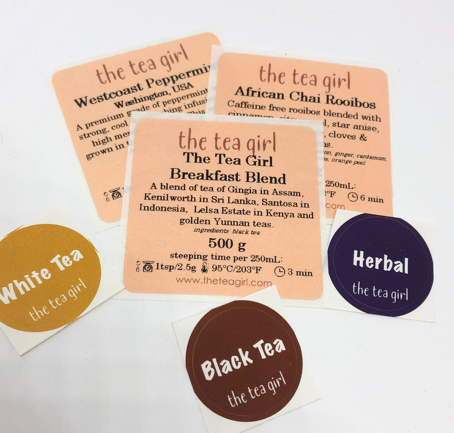 Extra Tea Labels