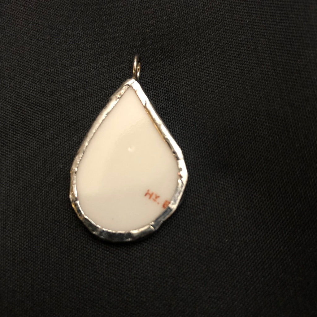 Imari small tear drop pendant